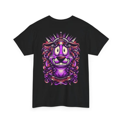 Courage Ink Alchemy Co. Unisex Heavy Cotton Tee - Colorful Lion Design Tee for Art Lovers