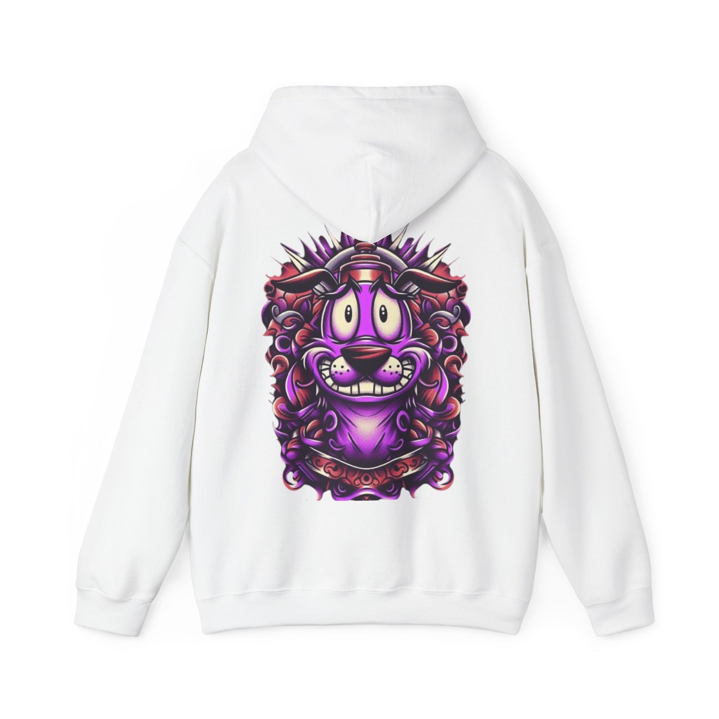 Courage Unisex Heavy Blend™ Hooded Sweatshirt - Ink Alchemy Co. with Colorful Lion Design