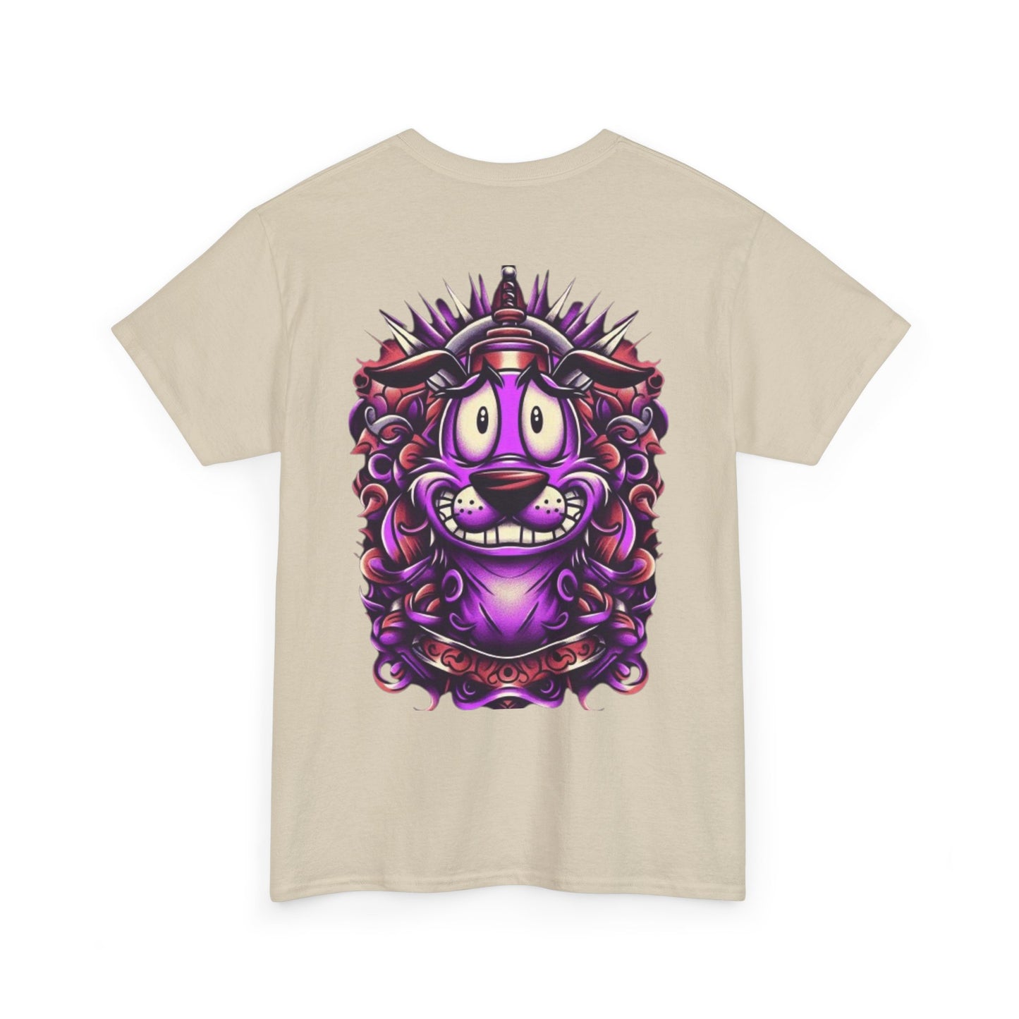 Courage Ink Alchemy Co. Unisex Heavy Cotton Tee - Colorful Lion Design Tee for Art Lovers