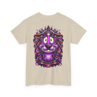 Courage Ink Alchemy Co. Unisex Heavy Cotton Tee - Colorful Lion Design Tee for Art Lovers