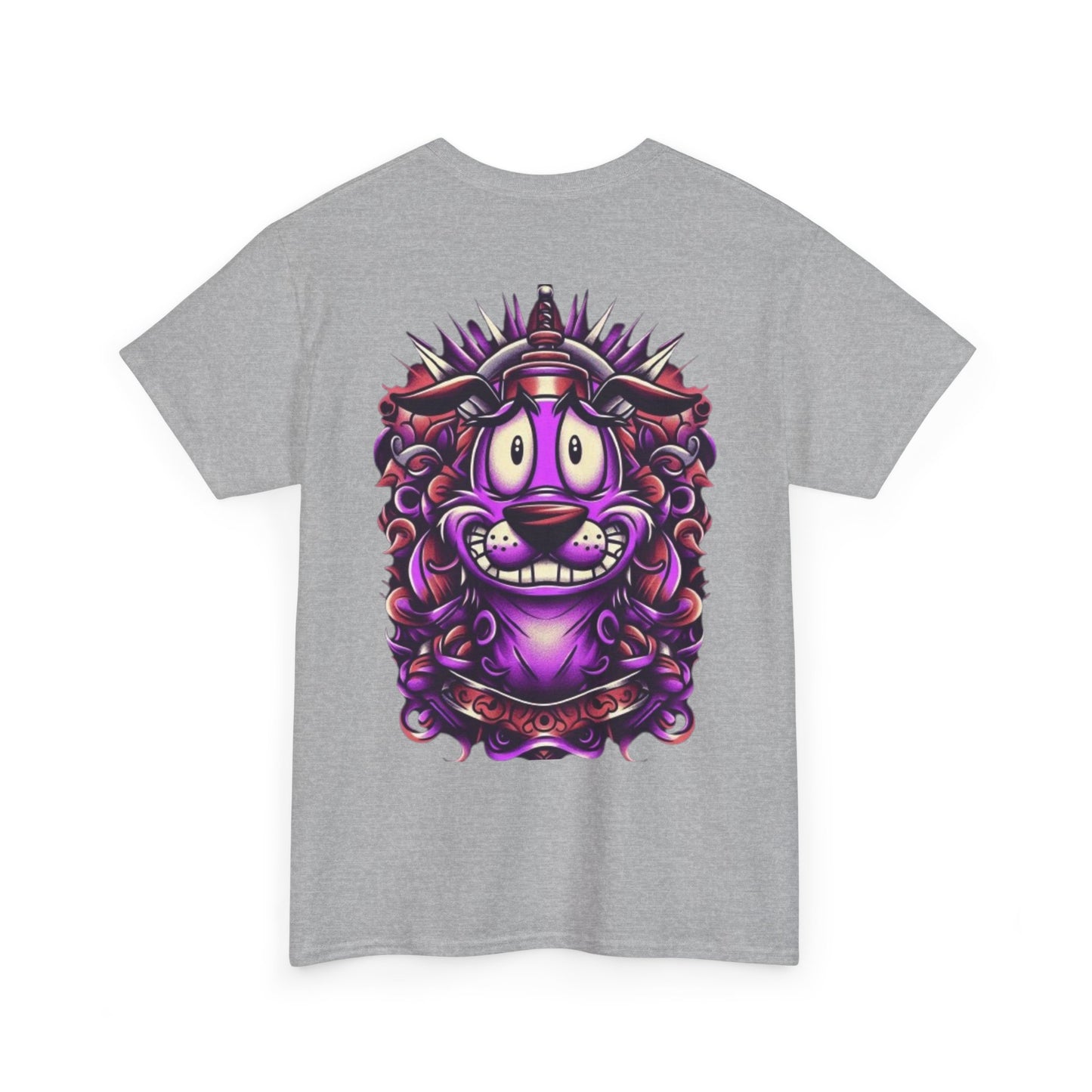 Courage Ink Alchemy Co. Unisex Heavy Cotton Tee - Colorful Lion Design Tee for Art Lovers