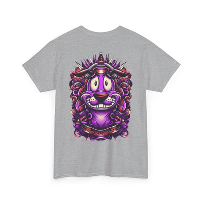 Courage Ink Alchemy Co. Unisex Heavy Cotton Tee - Colorful Lion Design Tee for Art Lovers