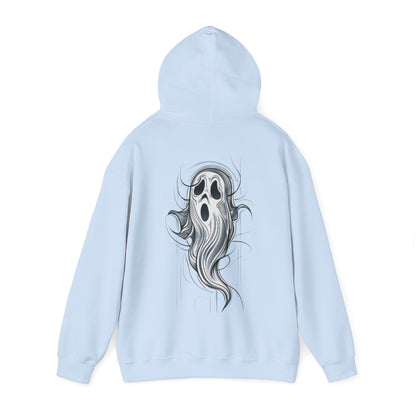 Spooky Ghost Design Unisex Hoodie - Ink Alchemy Co.