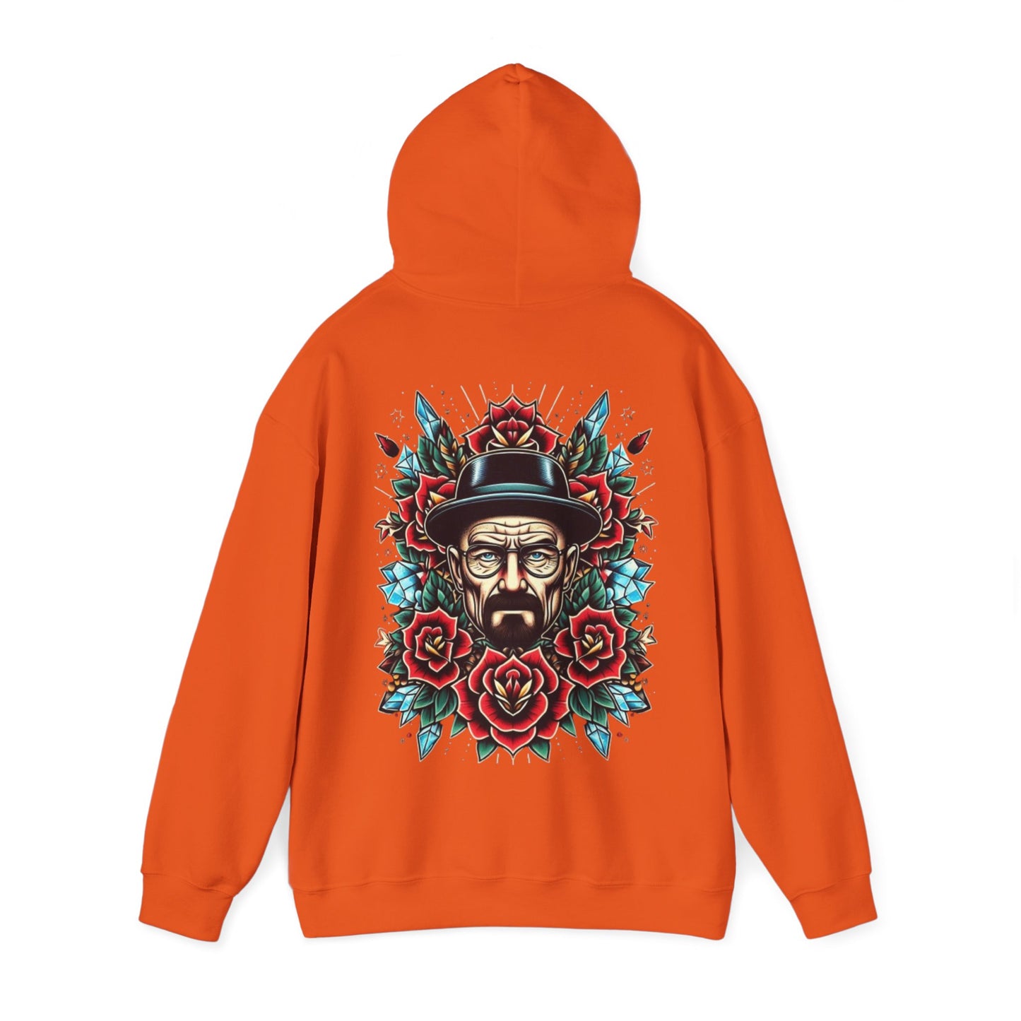 Kingpin Ink Alchemy Co. Artistic Hooded Sweatshirt | Unisex Heavy Blend with Unique Floral Design