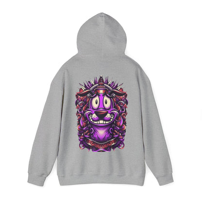 Courage Unisex Heavy Blend™ Hooded Sweatshirt - Ink Alchemy Co. with Colorful Lion Design