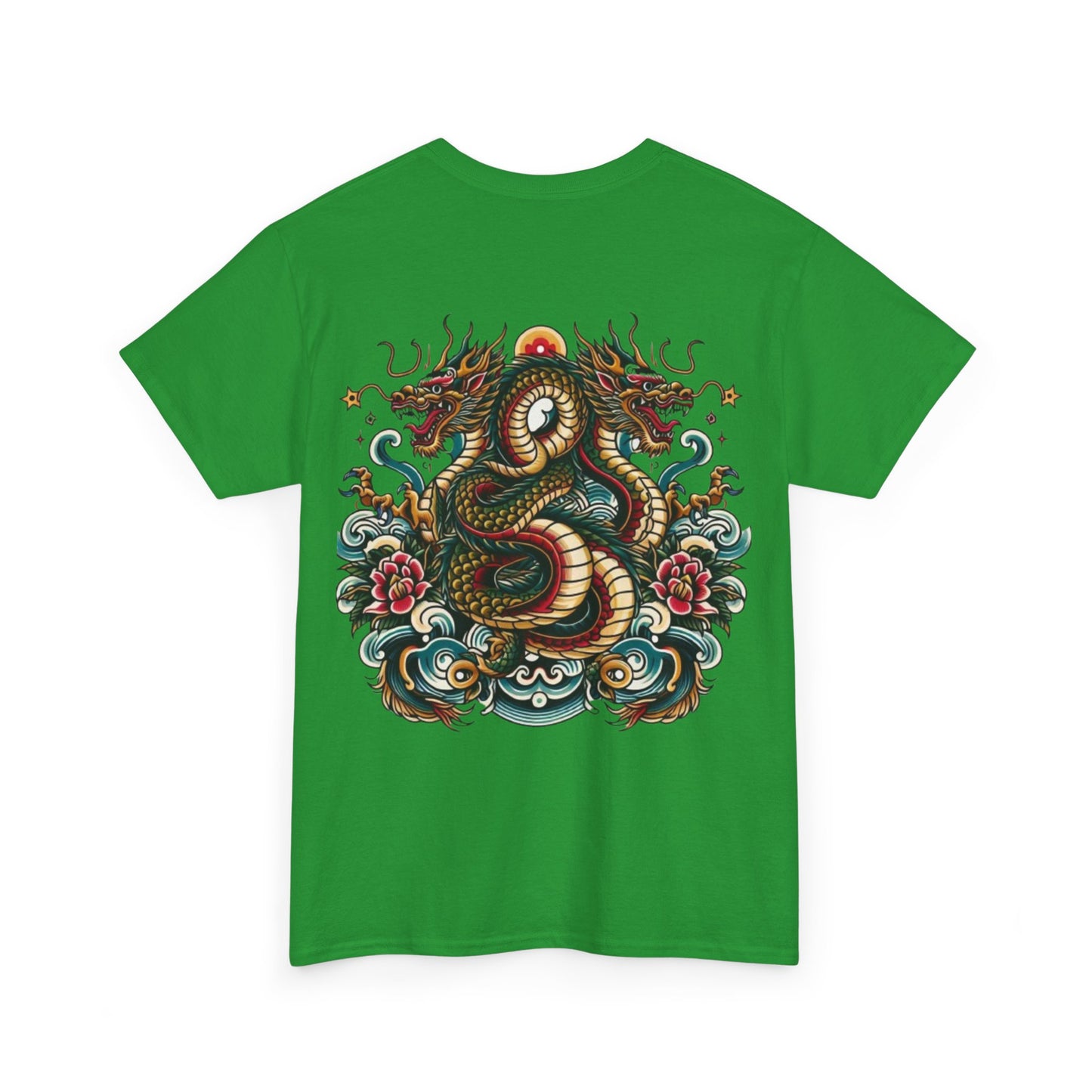 Hydra Ink Alchemy Co. Unisex Heavy Cotton Tee - Bold Dragon Graphic T-Shirt