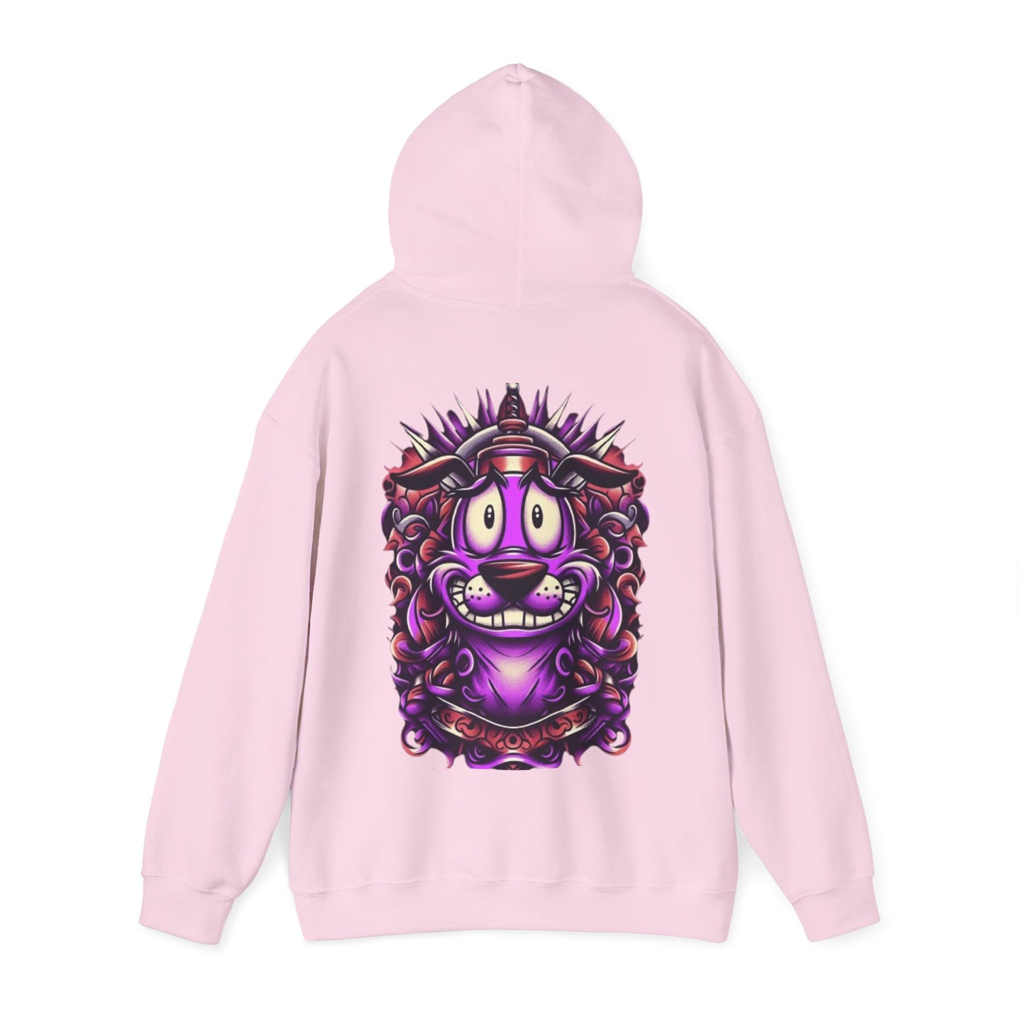 Courage Unisex Heavy Blend™ Hooded Sweatshirt - Ink Alchemy Co. with Colorful Lion Design