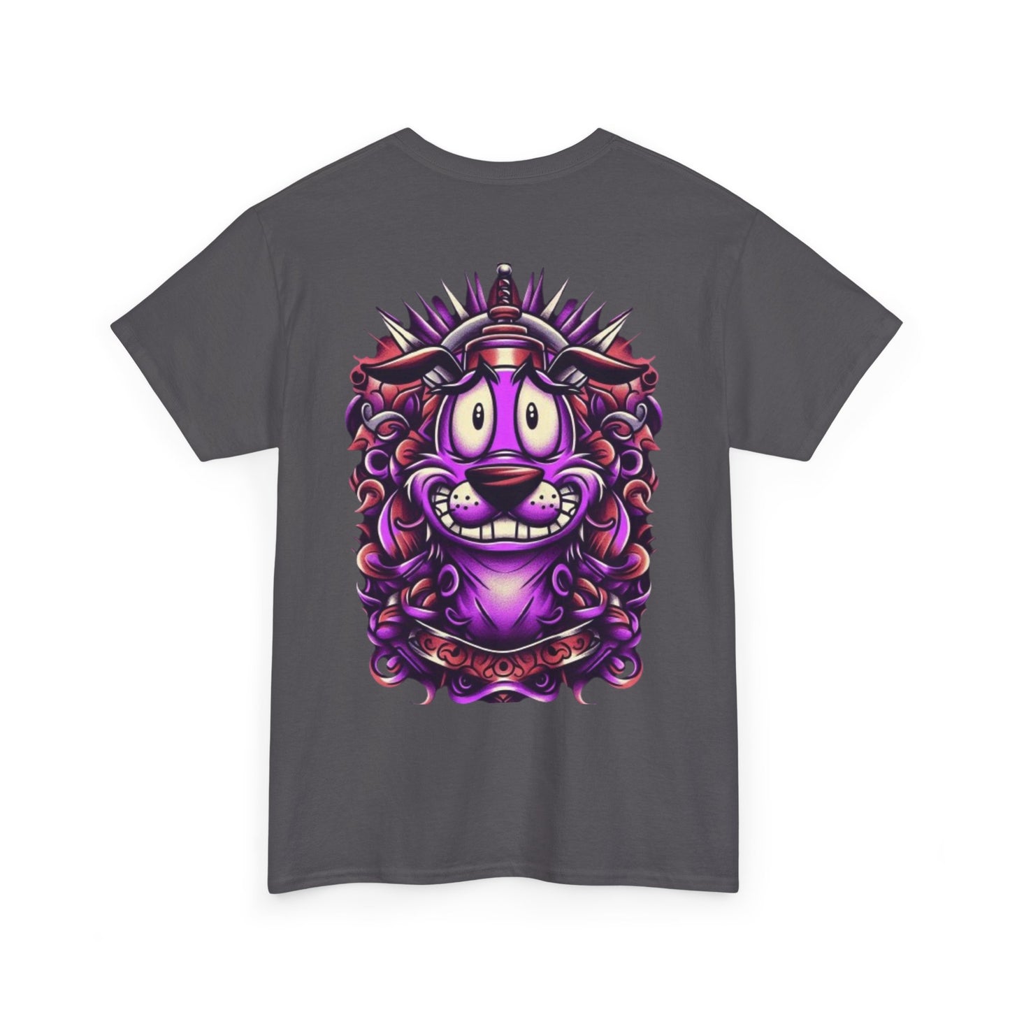 Courage Ink Alchemy Co. Unisex Heavy Cotton Tee - Colorful Lion Design Tee for Art Lovers