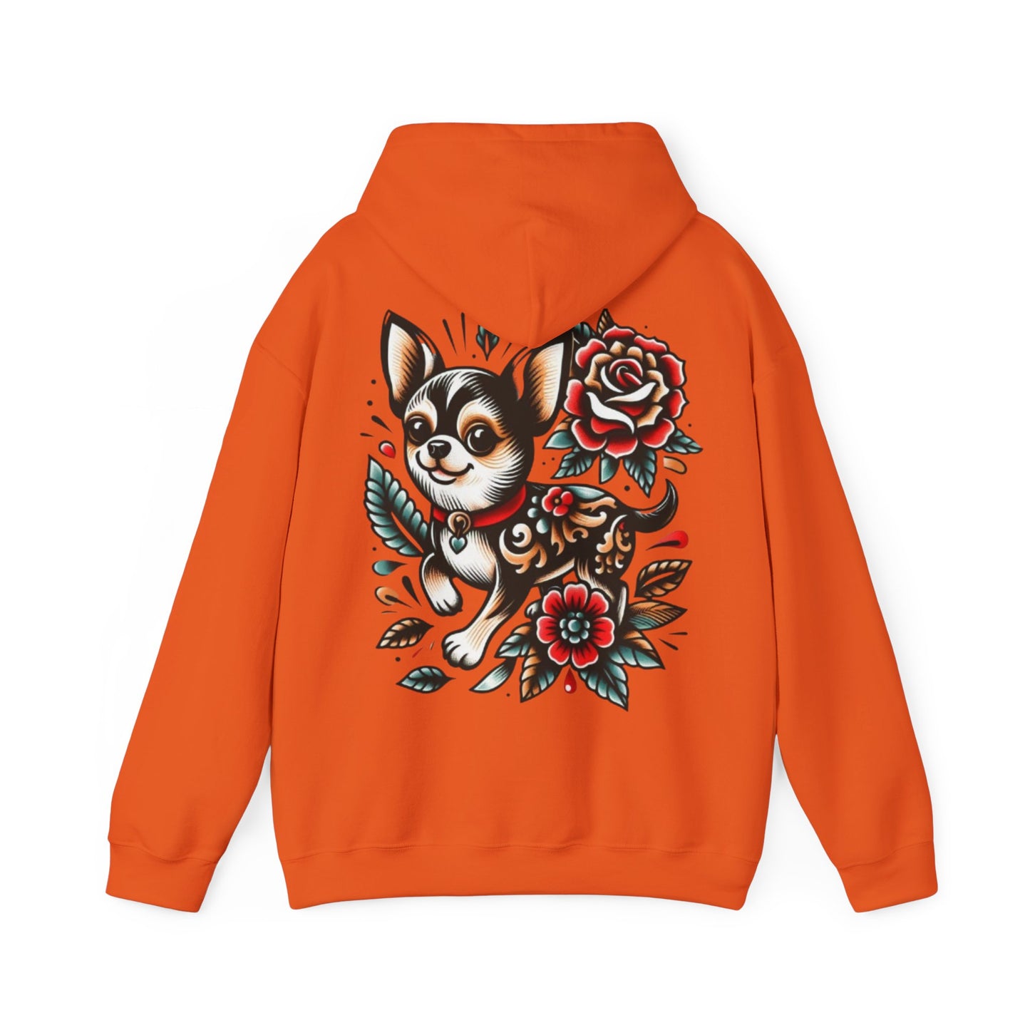 Chihuahua Floral Art Hoodie - Ink Alchemy Co.