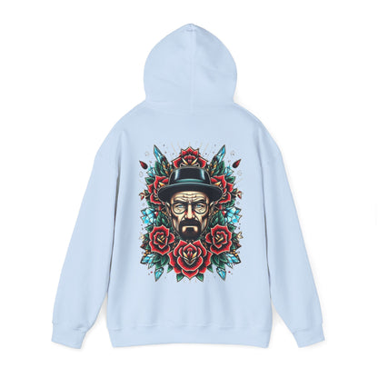 Kingpin Ink Alchemy Co. Artistic Hooded Sweatshirt | Unisex Heavy Blend with Unique Floral Design