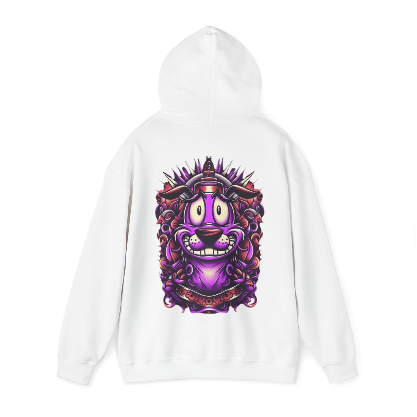 Courage Unisex Heavy Blend™ Hooded Sweatshirt - Ink Alchemy Co. with Colorful Lion Design