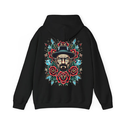 Kingpin Ink Alchemy Co. Artistic Hooded Sweatshirt | Unisex Heavy Blend with Unique Floral Design