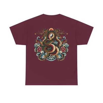 Hydra Ink Alchemy Co. Unisex Heavy Cotton Tee - Bold Dragon Graphic T-Shirt