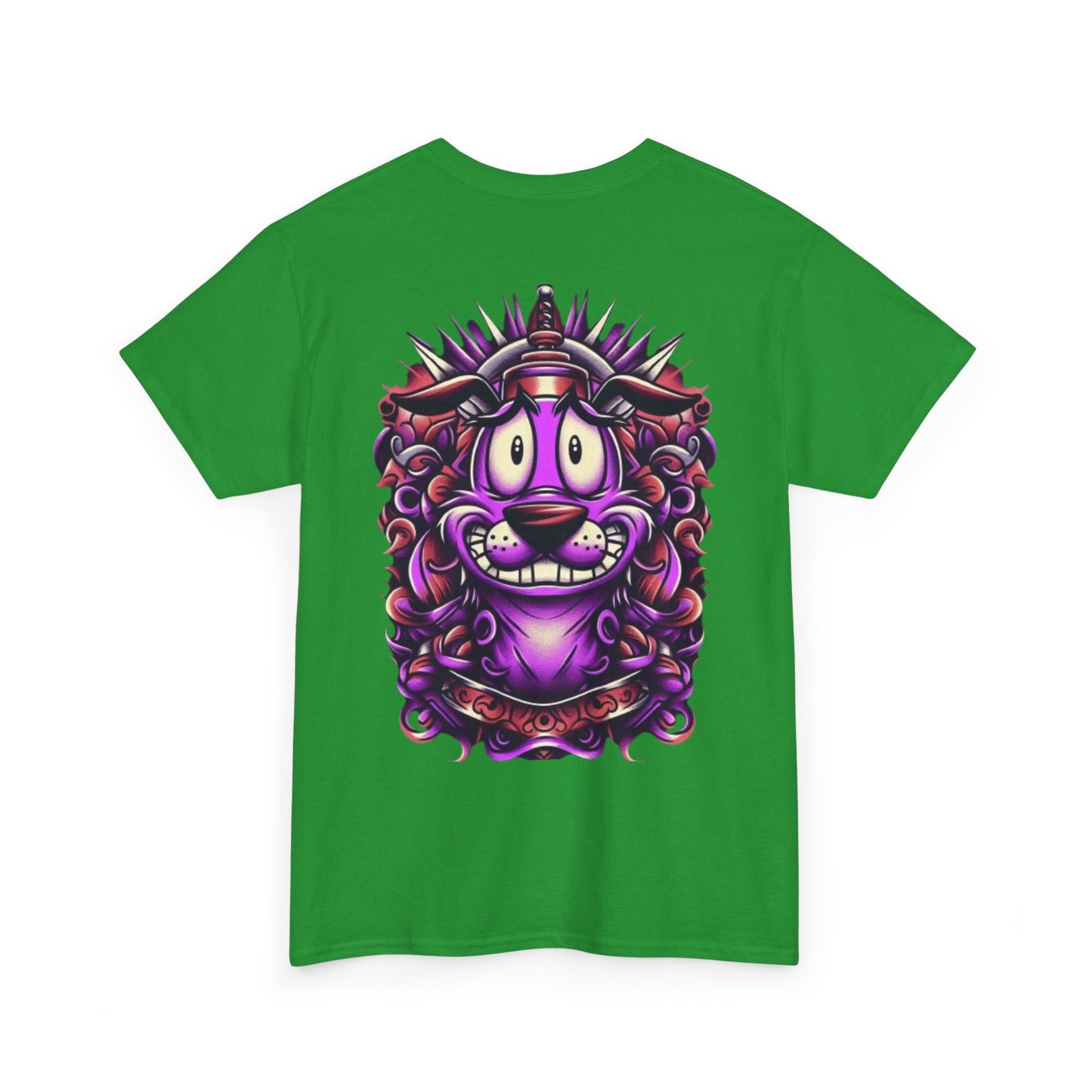 Courage Ink Alchemy Co. Unisex Heavy Cotton Tee - Colorful Lion Design Tee for Art Lovers