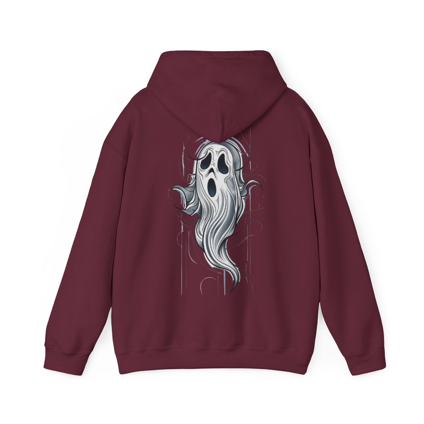 Spooky Ghost Design Unisex Hoodie - Ink Alchemy Co.