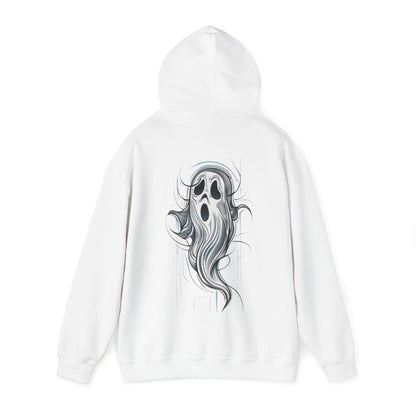 Spooky Ghost Design Unisex Hoodie - Ink Alchemy Co.