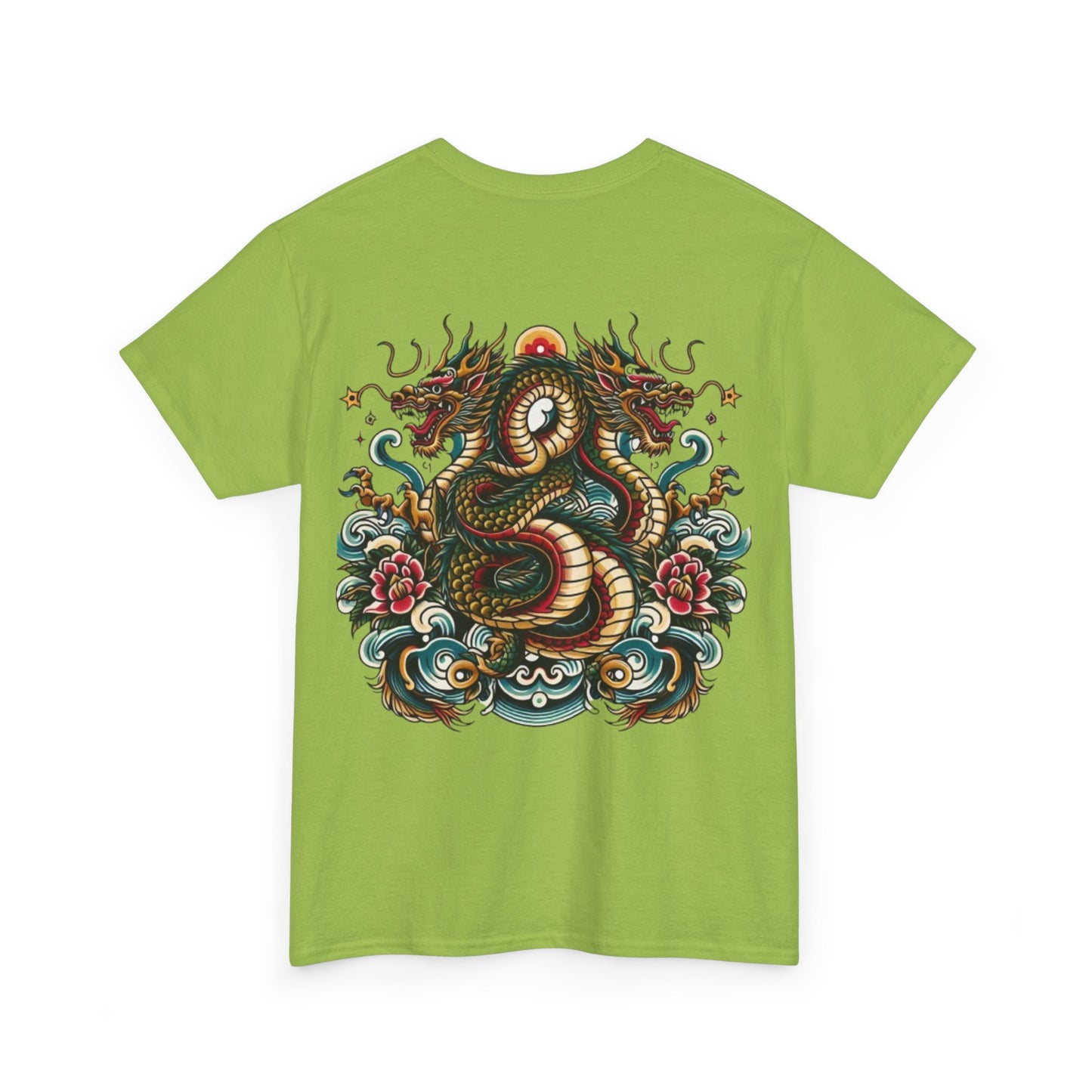 Hydra Ink Alchemy Co. Unisex Heavy Cotton Tee - Bold Dragon Graphic T-Shirt