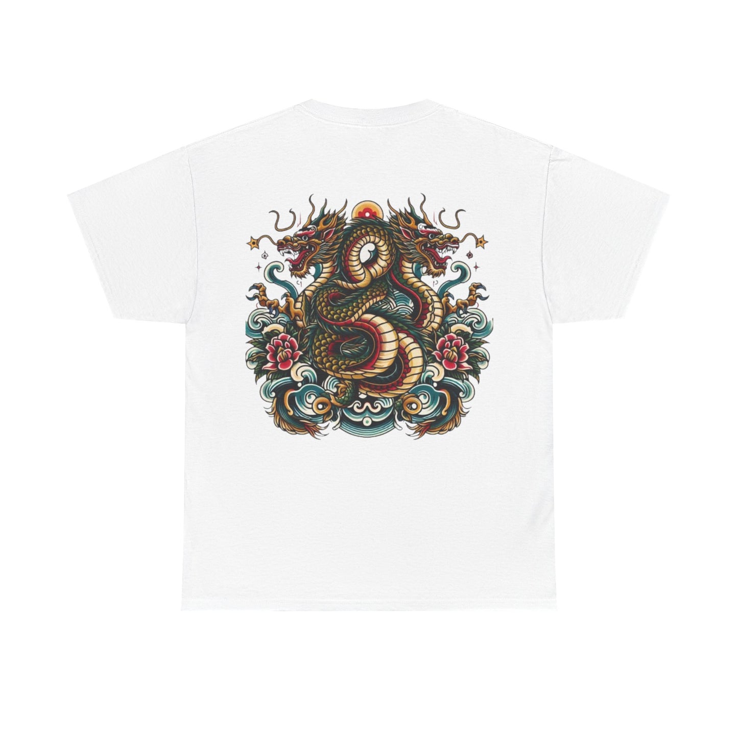 Hydra Ink Alchemy Co. Unisex Heavy Cotton Tee - Bold Dragon Graphic T-Shirt