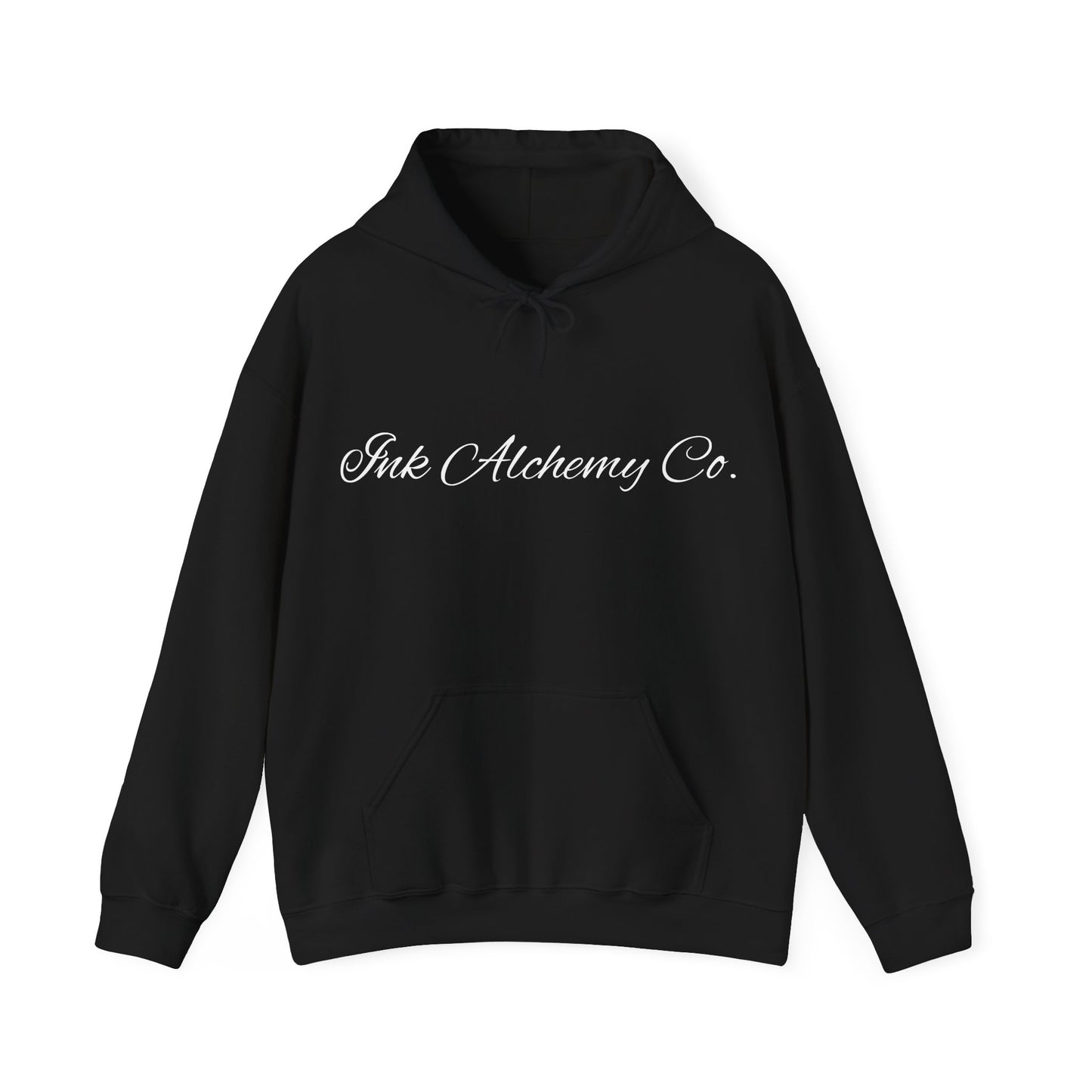 Kingpin Ink Alchemy Co. Artistic Hooded Sweatshirt | Unisex Heavy Blend with Unique Floral Design