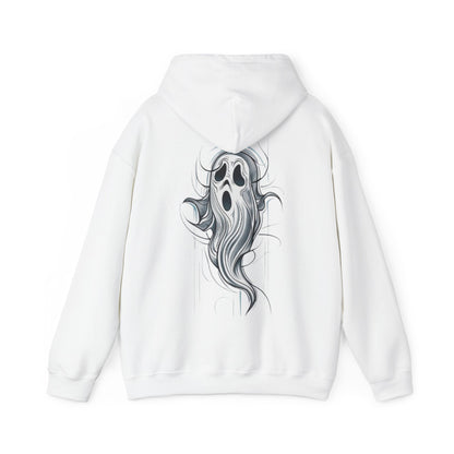 Spooky Ghost Design Unisex Hoodie - Ink Alchemy Co.