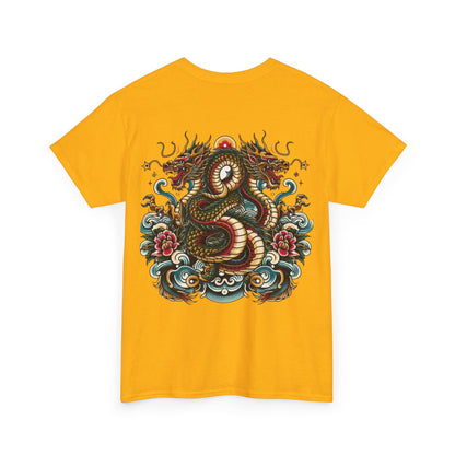 Hydra Ink Alchemy Co. Unisex Heavy Cotton Tee - Bold Dragon Graphic T-Shirt