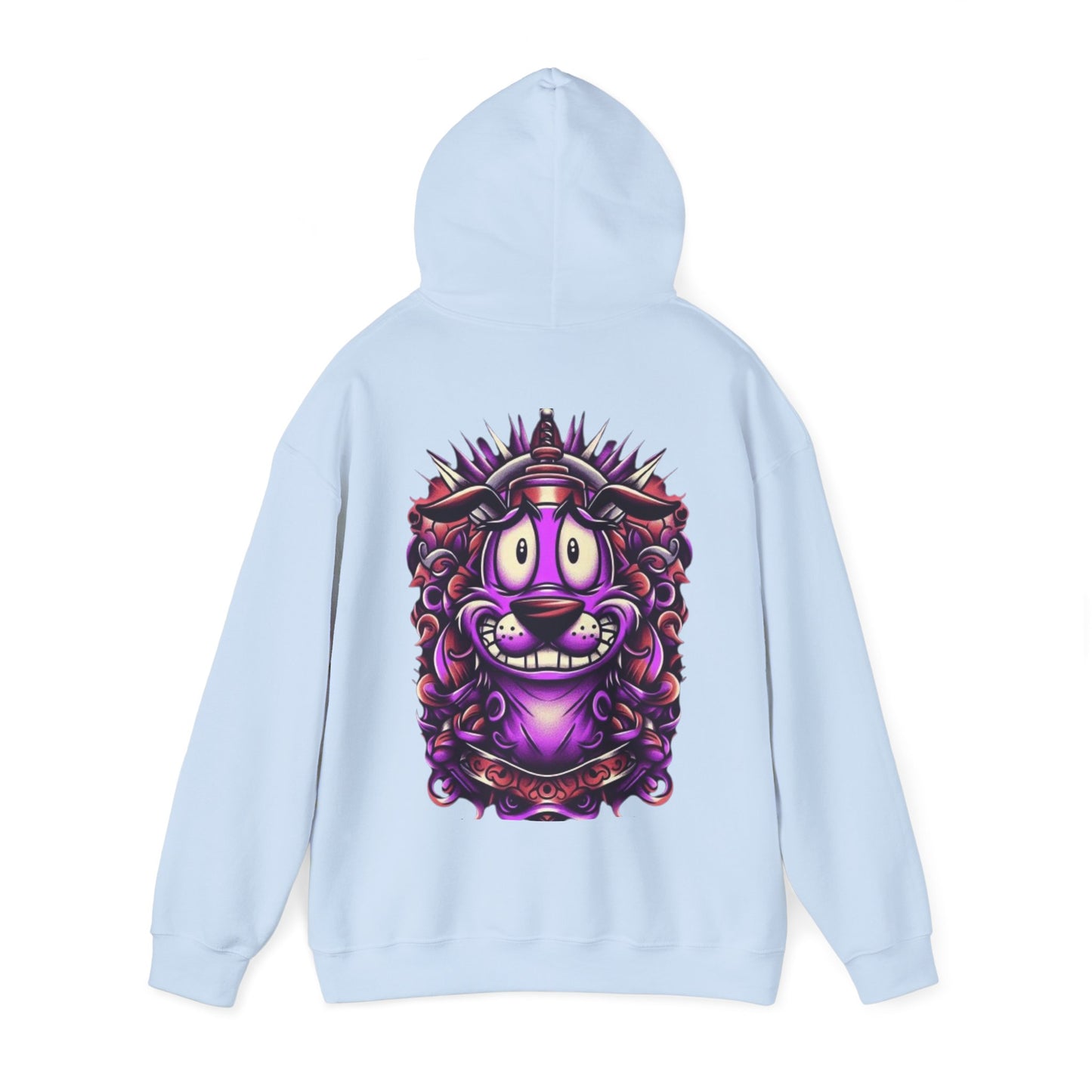 Courage Unisex Heavy Blend™ Hooded Sweatshirt - Ink Alchemy Co. with Colorful Lion Design