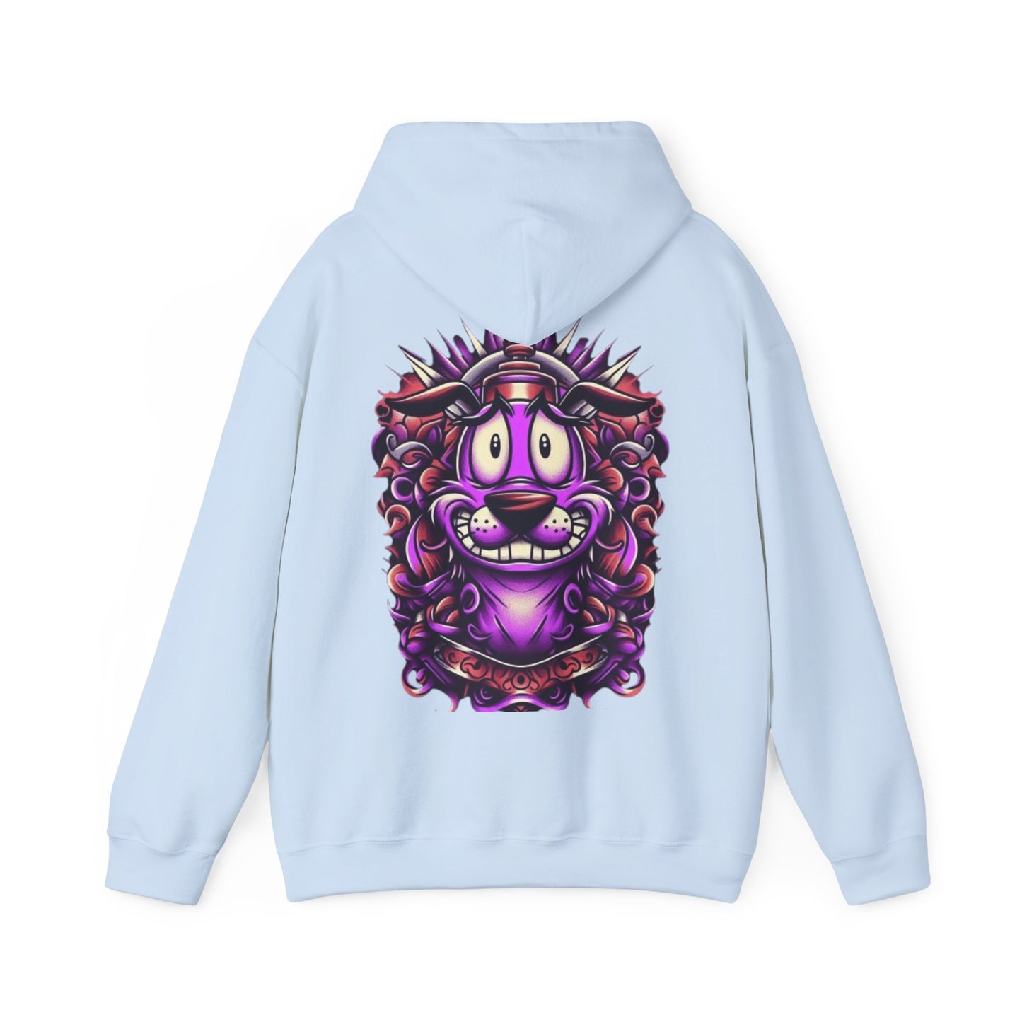 Courage Unisex Heavy Blend™ Hooded Sweatshirt - Ink Alchemy Co. with Colorful Lion Design