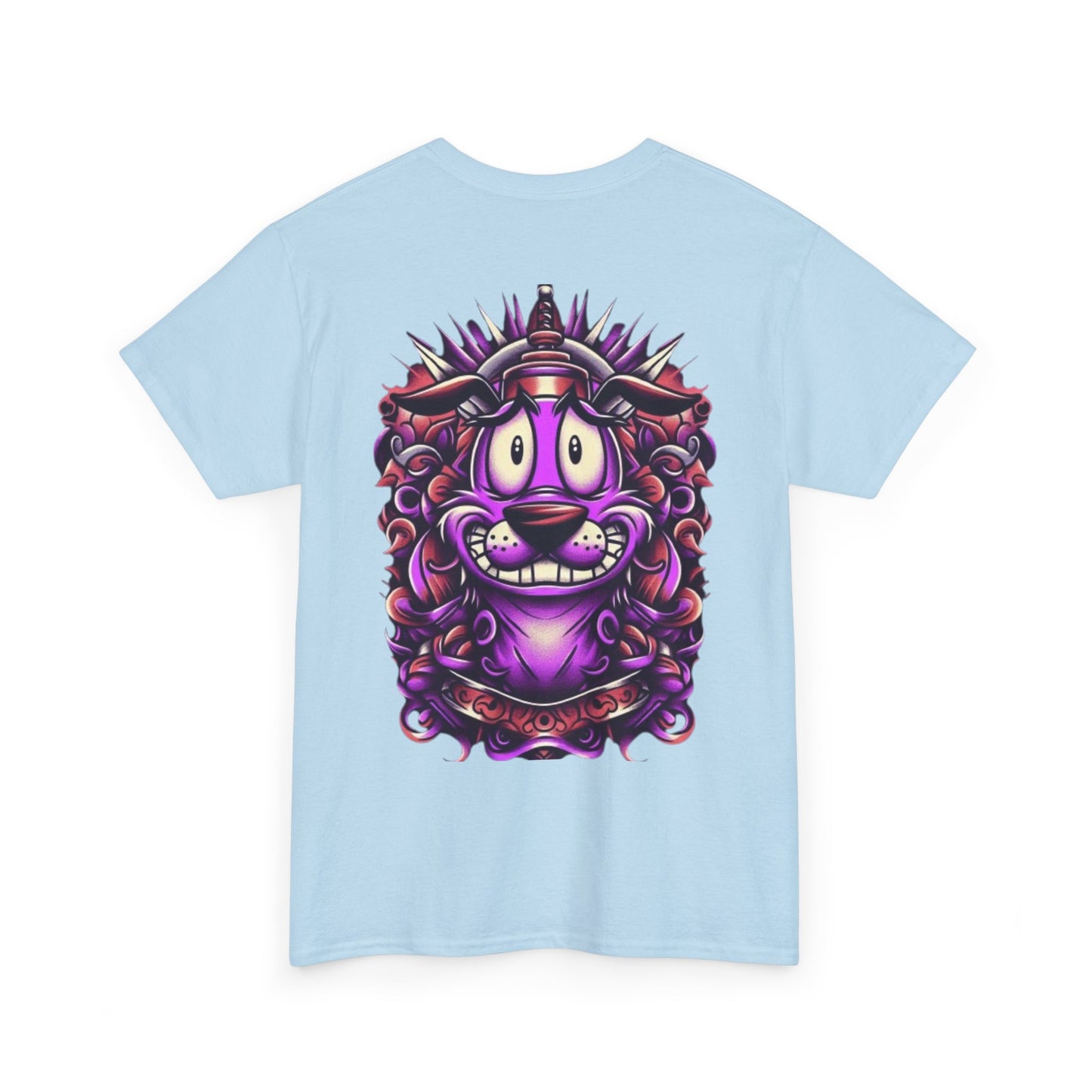 Courage Ink Alchemy Co. Unisex Heavy Cotton Tee - Colorful Lion Design Tee for Art Lovers