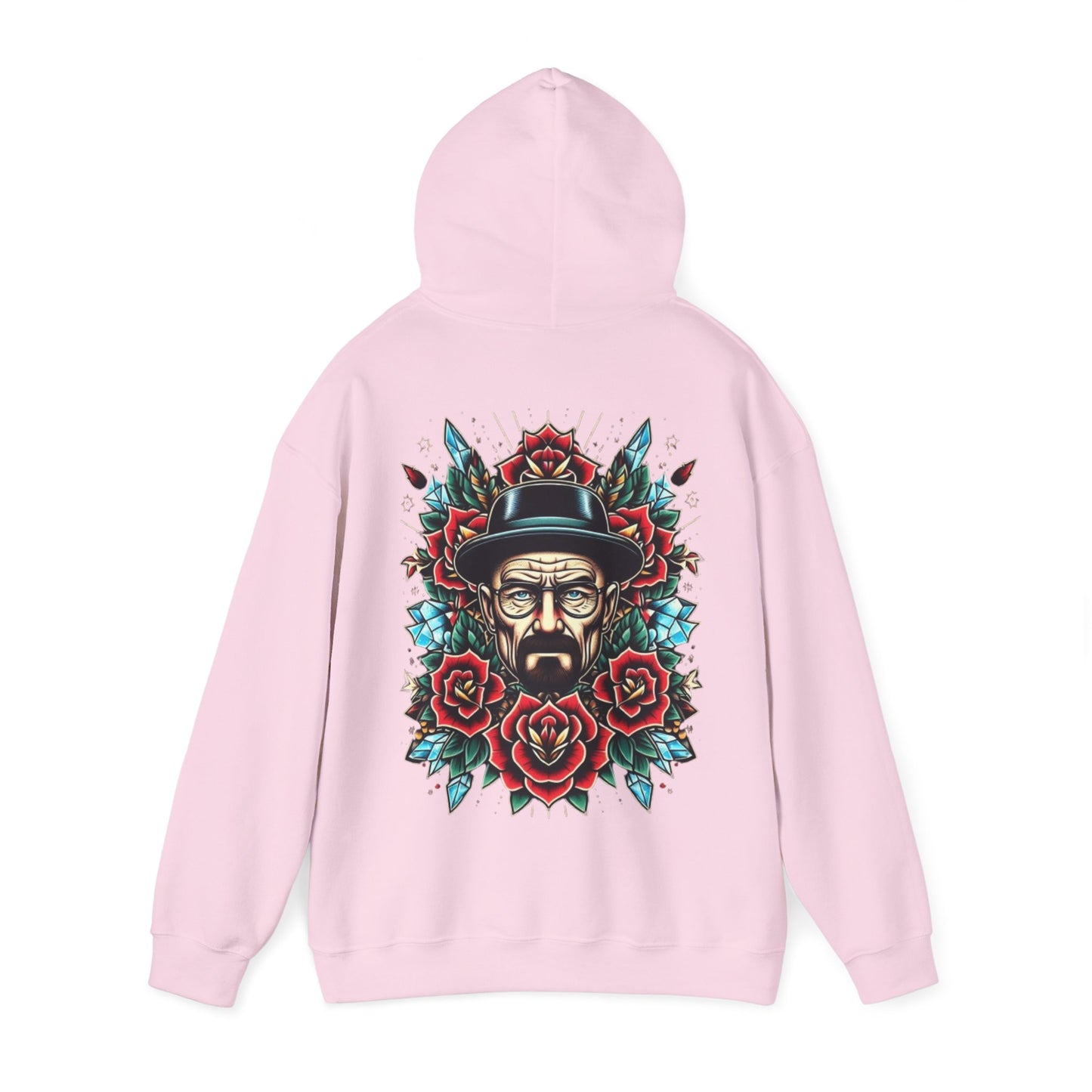 Kingpin Ink Alchemy Co. Artistic Hooded Sweatshirt | Unisex Heavy Blend with Unique Floral Design