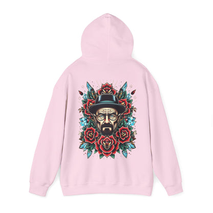 Kingpin Ink Alchemy Co. Artistic Hooded Sweatshirt | Unisex Heavy Blend with Unique Floral Design