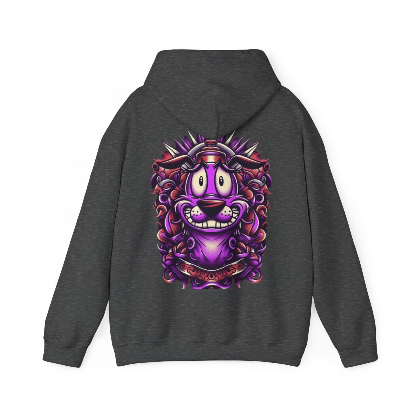 Courage Unisex Heavy Blend™ Hooded Sweatshirt - Ink Alchemy Co. with Colorful Lion Design