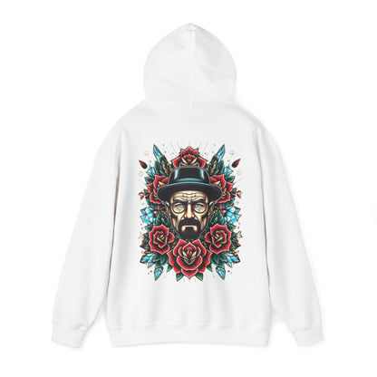 Kingpin Ink Alchemy Co. Artistic Hooded Sweatshirt | Unisex Heavy Blend with Unique Floral Design