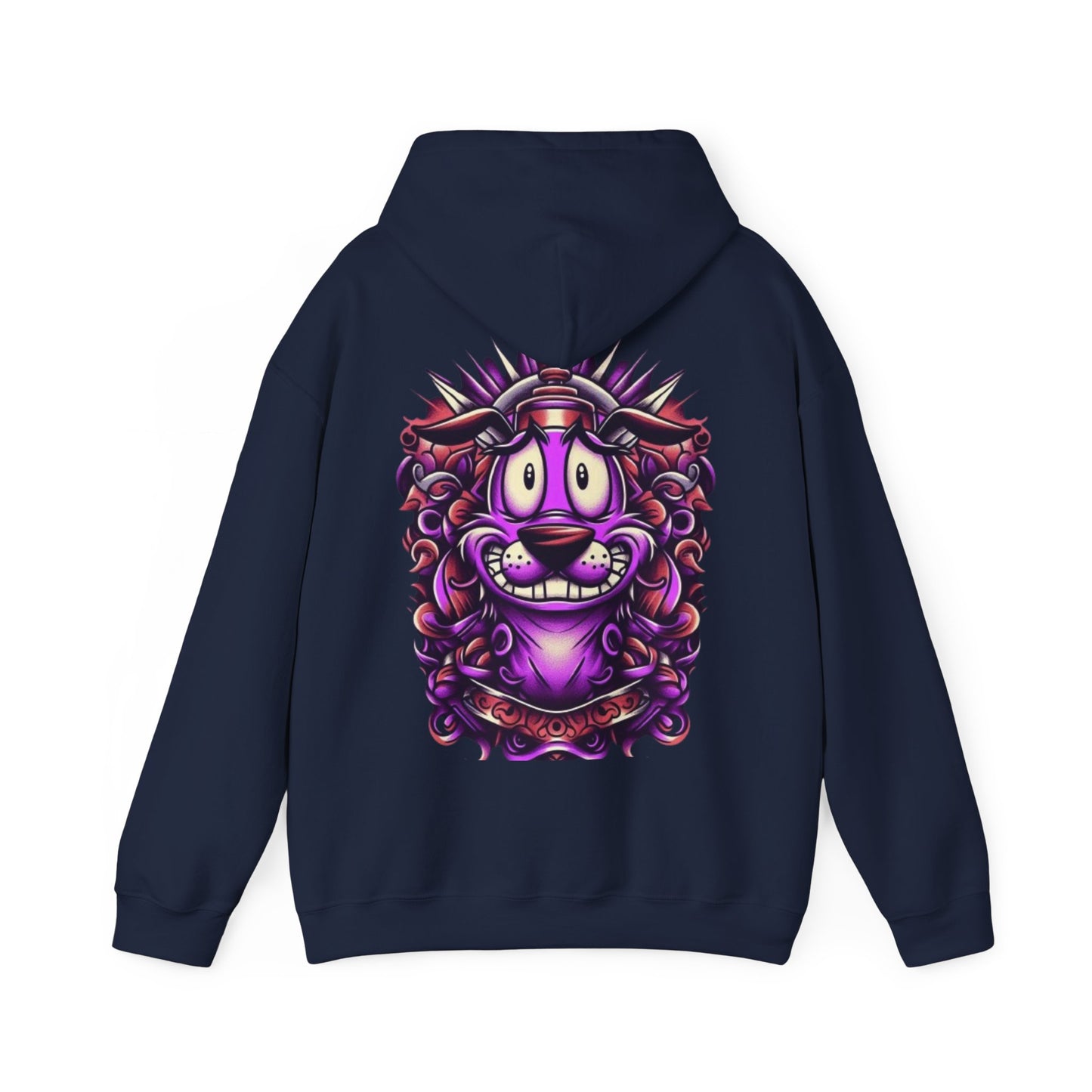 Courage Unisex Heavy Blend™ Hooded Sweatshirt - Ink Alchemy Co. with Colorful Lion Design