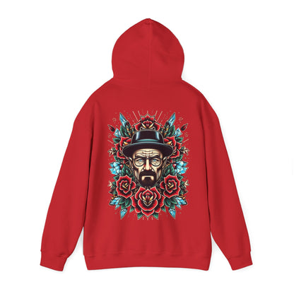 Kingpin Ink Alchemy Co. Artistic Hooded Sweatshirt | Unisex Heavy Blend with Unique Floral Design