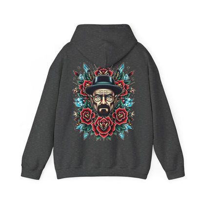 Kingpin Ink Alchemy Co. Artistic Hooded Sweatshirt | Unisex Heavy Blend with Unique Floral Design