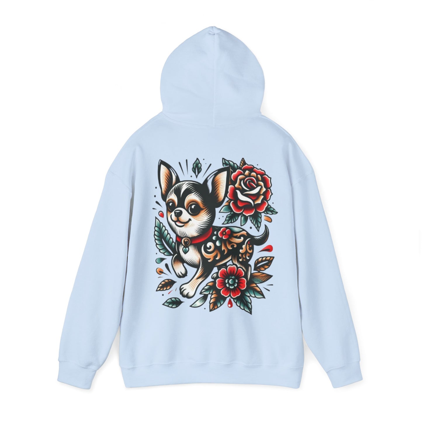 Chihuahua Floral Art Hoodie - Ink Alchemy Co.