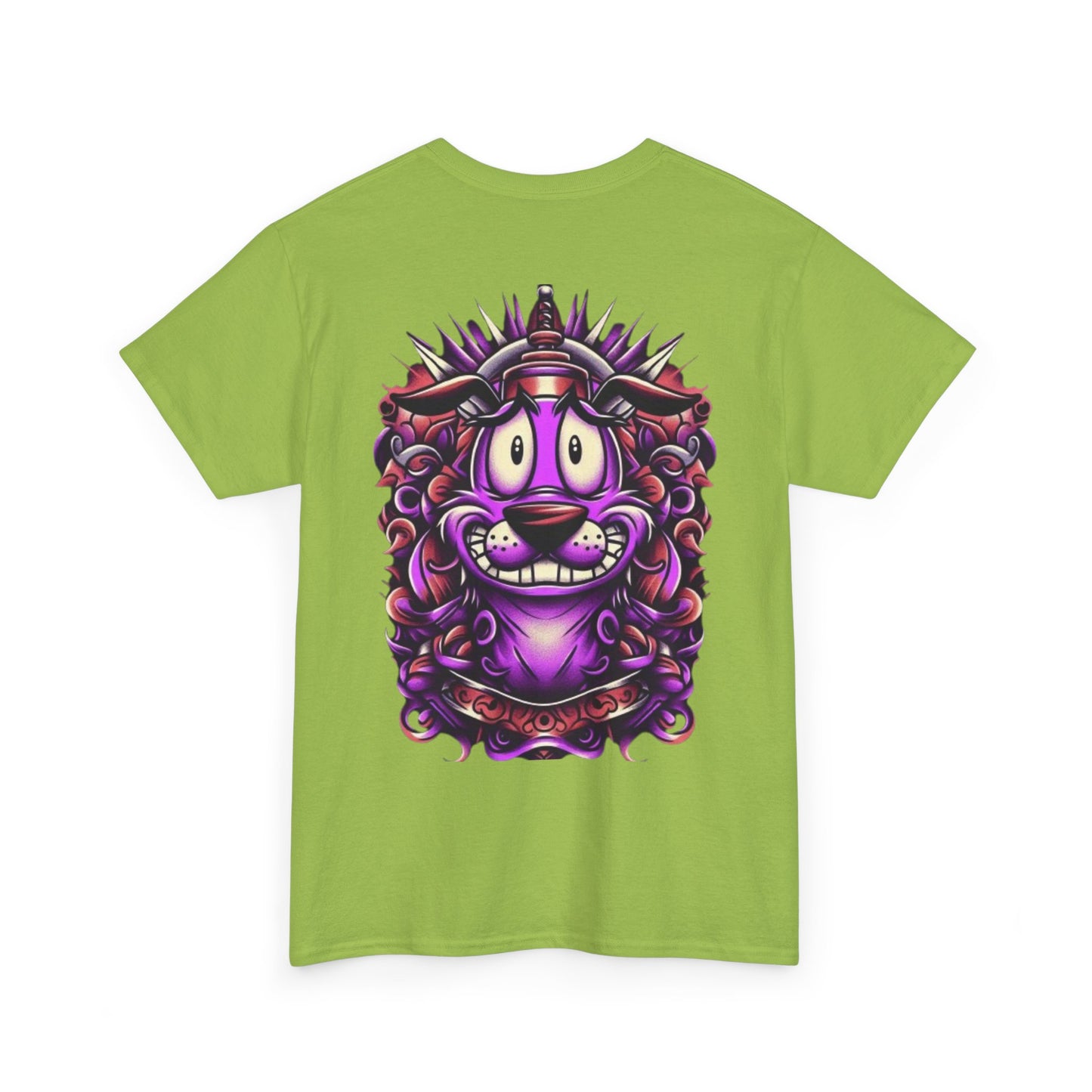 Courage Ink Alchemy Co. Unisex Heavy Cotton Tee - Colorful Lion Design Tee for Art Lovers