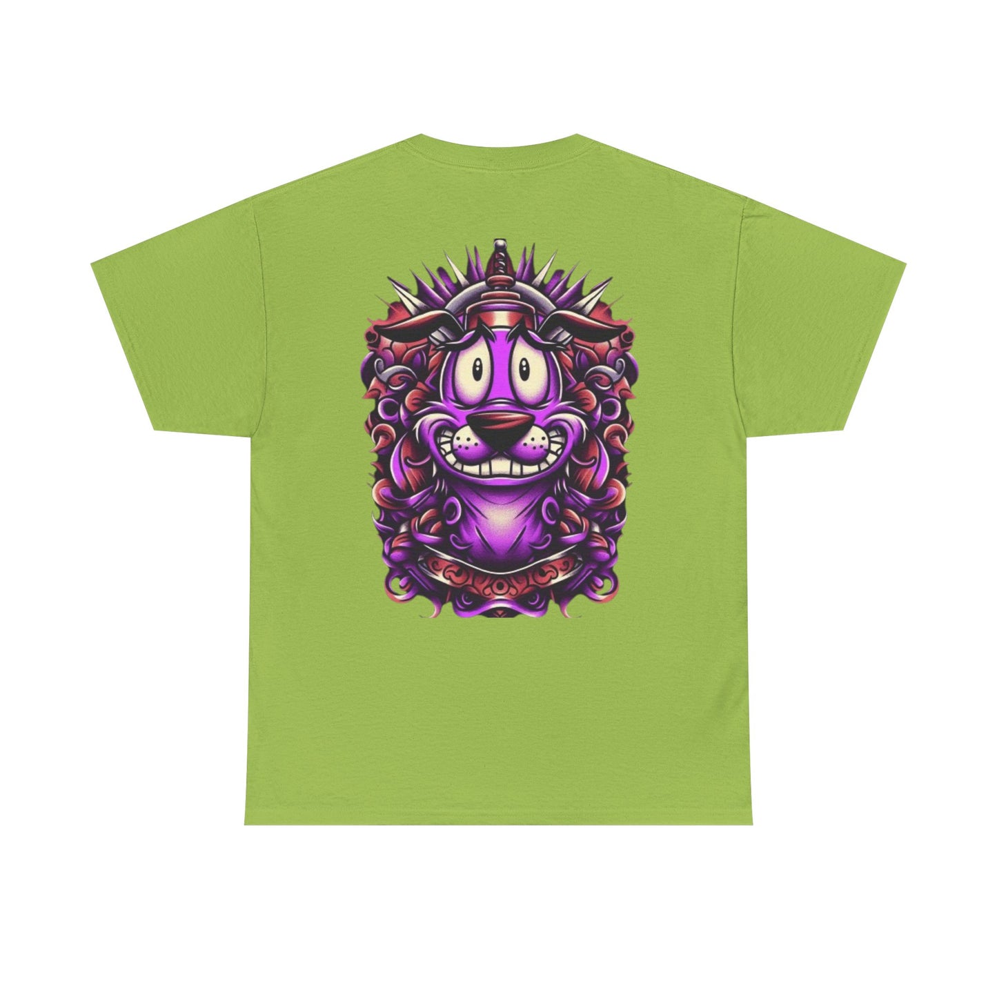 Courage Ink Alchemy Co. Unisex Heavy Cotton Tee - Colorful Lion Design Tee for Art Lovers