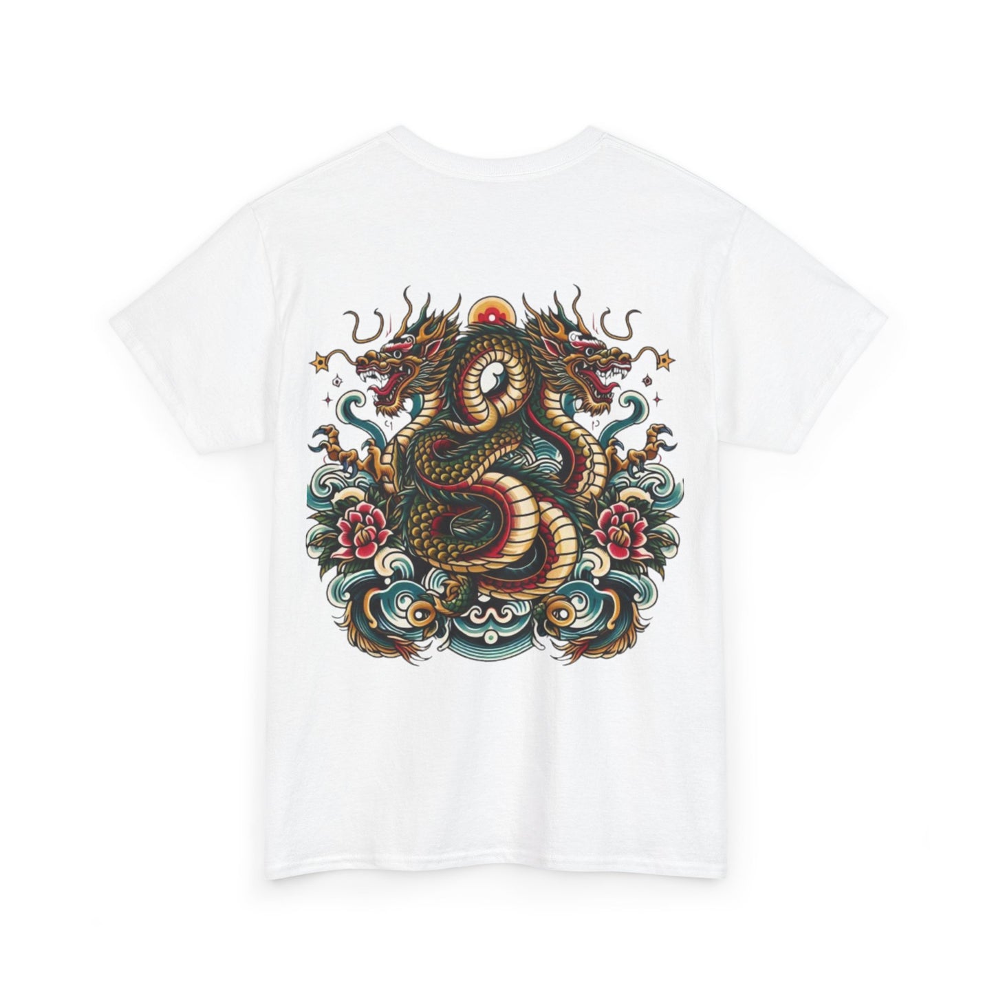 Hydra Ink Alchemy Co. Unisex Heavy Cotton Tee - Bold Dragon Graphic T-Shirt