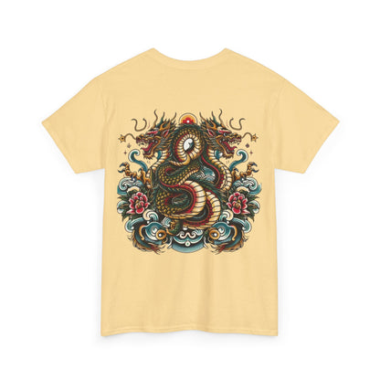 Hydra Ink Alchemy Co. Unisex Heavy Cotton Tee - Bold Dragon Graphic T-Shirt