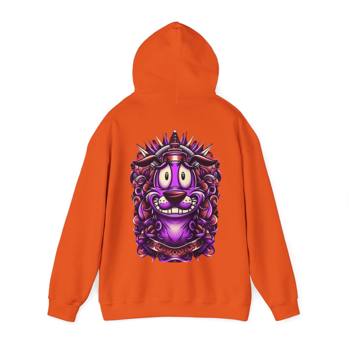 Courage Unisex Heavy Blend™ Hooded Sweatshirt - Ink Alchemy Co. with Colorful Lion Design