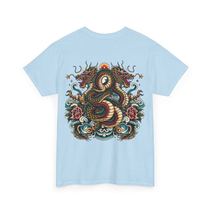 Hydra Ink Alchemy Co. Unisex Heavy Cotton Tee - Bold Dragon Graphic T-Shirt